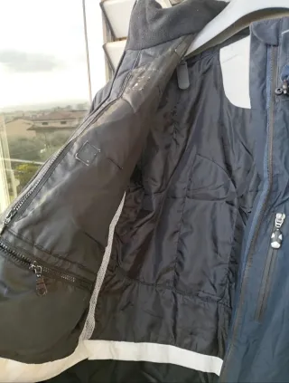 Giacca sci Salewa Recco blu/bianca