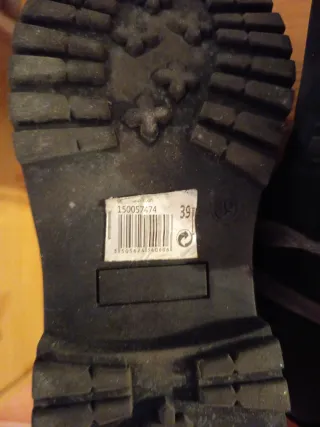 Botines negros seminuevos