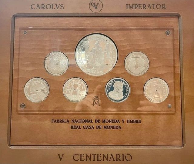 Monedas Plata V Centenario Carlos V