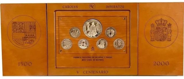 Monedas Plata V Centenario Carlos V