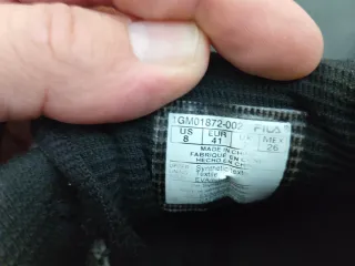 Zapatillas Fila Negras