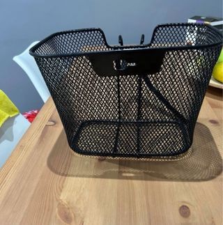 Bicicleta niña B-Twin 20 pulgadas, + cesta negra