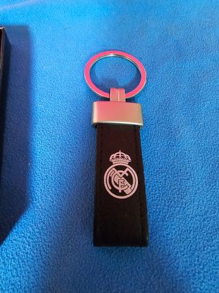 Portachiavi Real Madrid in Pelle Nera
