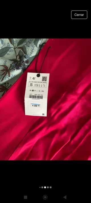 Traje Blazer/Pantalón T. S/M Rosa Fucsia. Zara