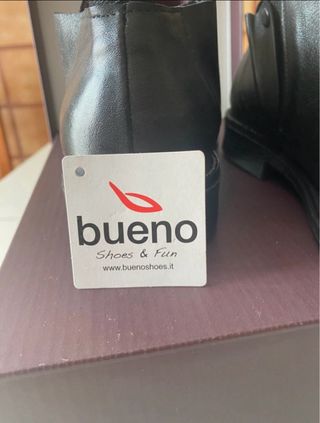 Stivaletti Chelsea Pelle Nera Bueno