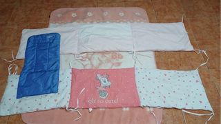 protector cuna, chichonera cuna niña