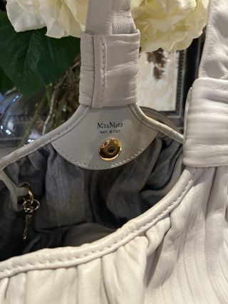 Bolso Max Mara Blanco Piel