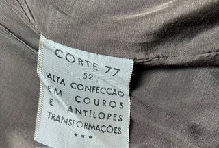 Abrigo Piel Marrón Vintage Brown Genuine