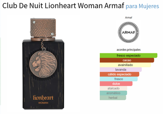 CLUB DE NUIT LIONHEART WOMAN-ARMAF-PERFUME ARABE
