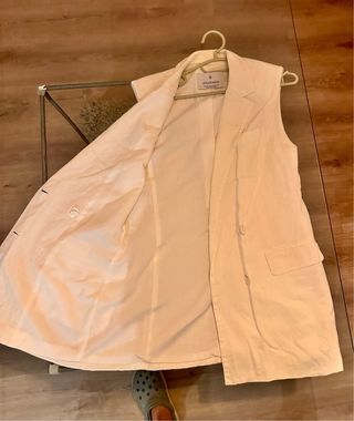 Chaleco mujer Stradivarius blanco