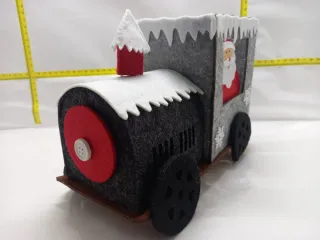 Trenino Decorazione Natale Stoffa