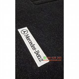 ALFOMBRILLAS CLASE E W210 95-02 CON LOGO RIBETE N