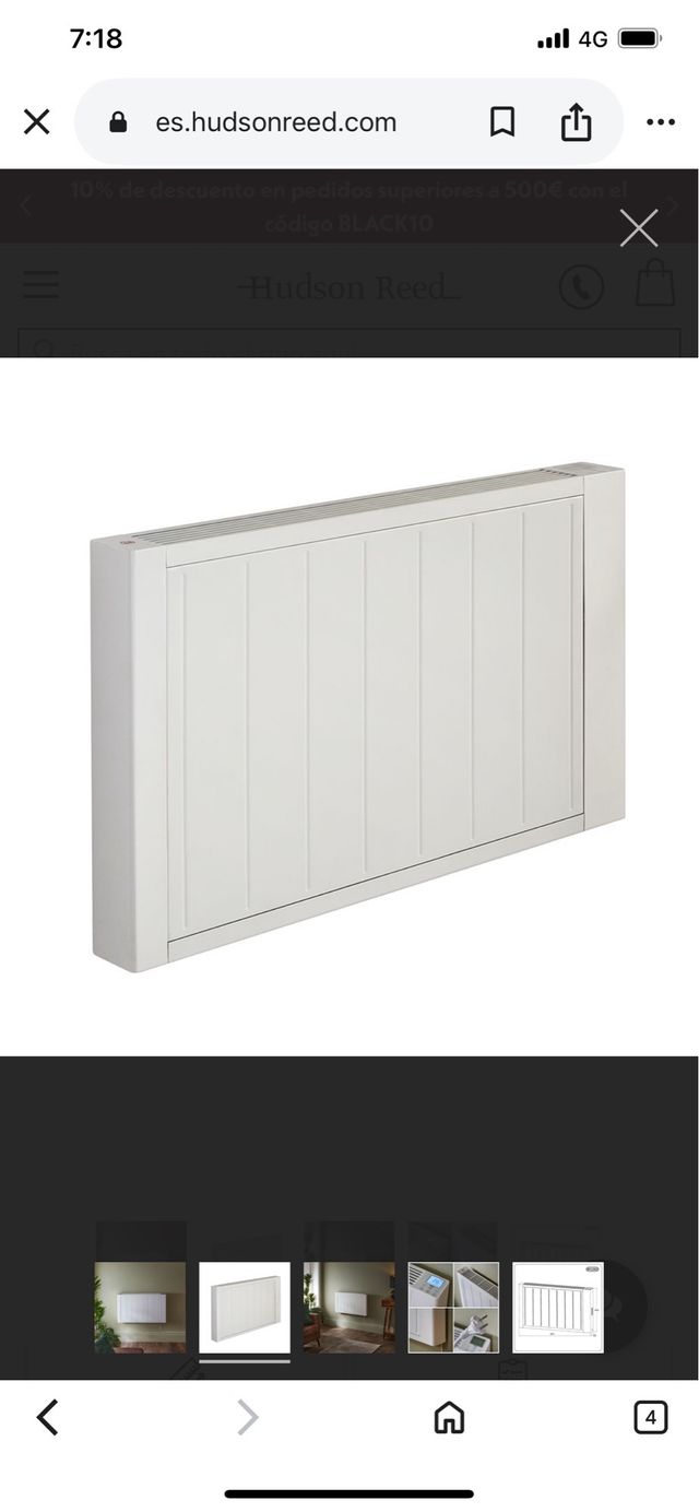 2 Radiadores Eléctricos Modernos Hudson Reed,8elem