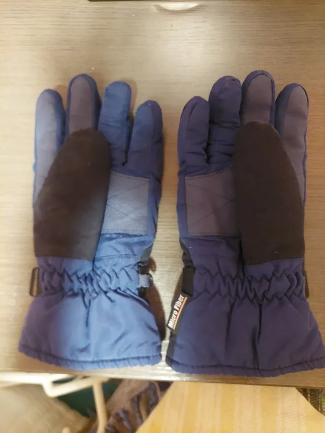 Guantes de invierno Mito azules y negros talla 85