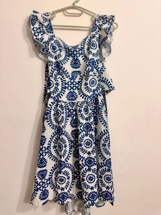 Vestido estampado mujer