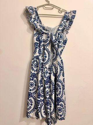 Vestido estampado mujer