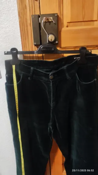 Pantalón mujer Cowest verde oscuro