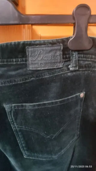 Pantalón mujer Cowest verde oscuro