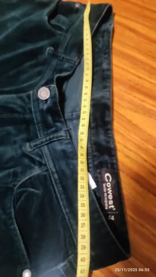 Pantalón mujer Cowest verde oscuro