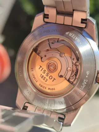 Reloj Tissot Automático Dorado y Plateado