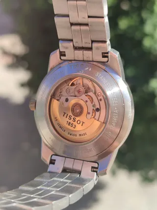 Reloj Tissot Automático Dorado y Plateado