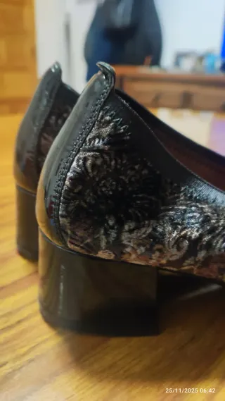 Zapatos Hispanitas Mujer Negros y Multicolor