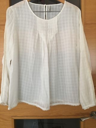Blusa Stradivarius blanca