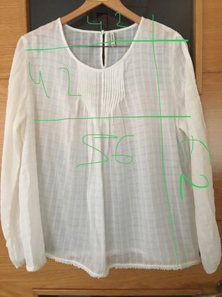 Blusa Stradivarius blanca