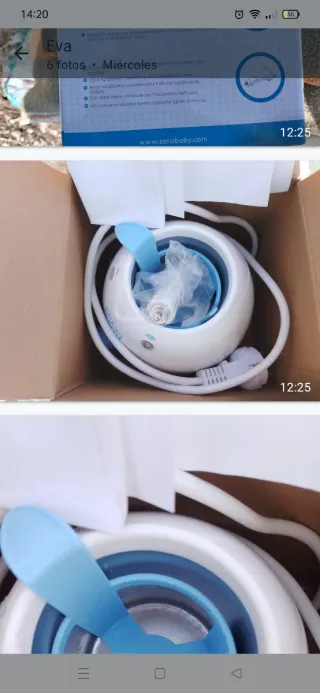 Calienta biberones Saro casa-coche