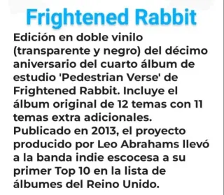 4x3 Frightened Rabbit Pedestrian Verse
