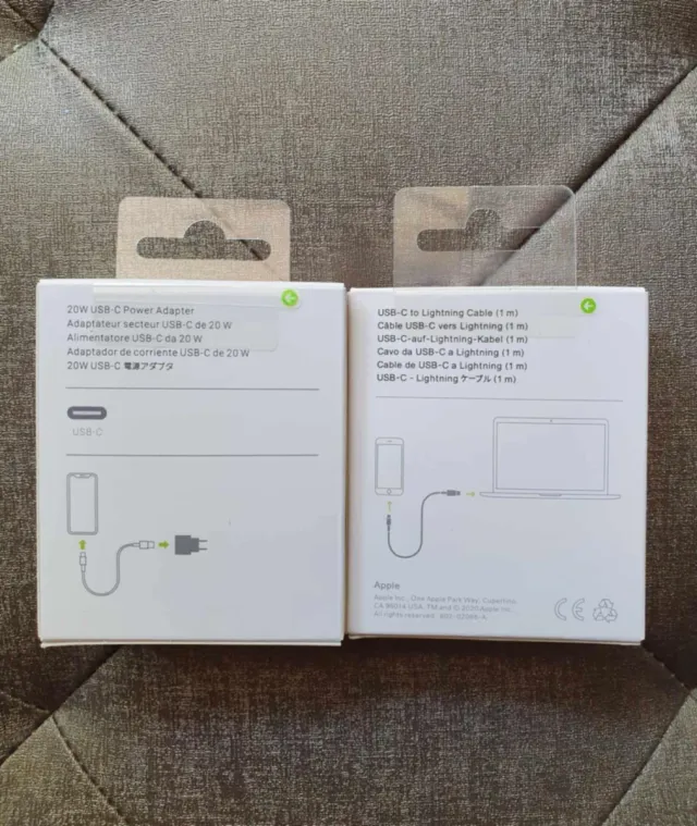 Cargador Completo de iPhone USB C 20W