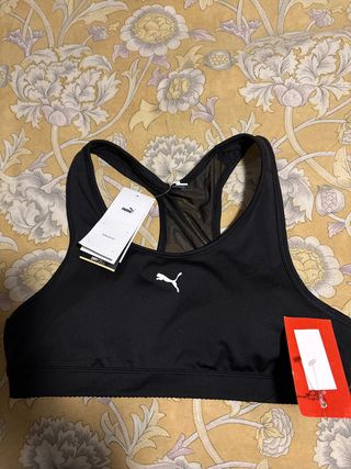Sujetador deportivo Puma Negro Drycell