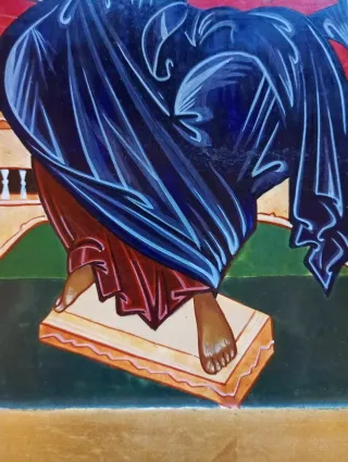 Icona sacra Cristo Pantocratore