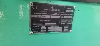 Carretilla Mitsubishi Diésel FD35K Con Posicionado