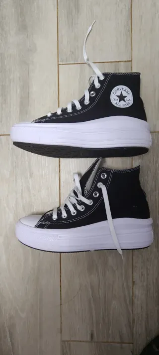 Converse Chuck Taylor 38 Negras Nuevas sin caja