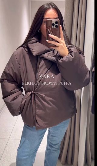 Anorak acolchado Zara Viral talla M/L