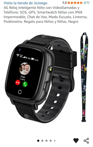 Reloj Inteligente 4G Niñ@ SOS GPS