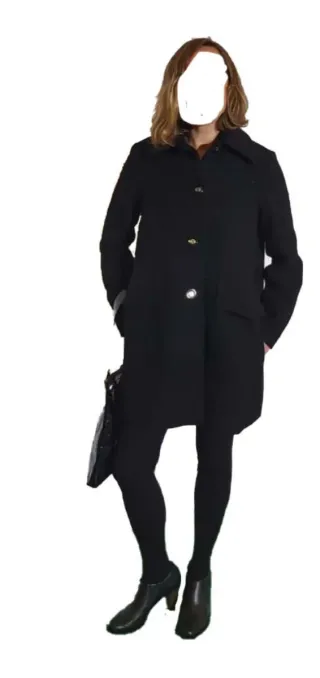 Abrigo Maje nuevo Negro