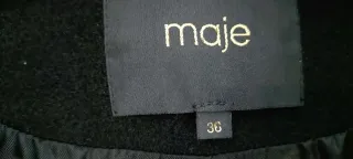 Abrigo Maje nuevo Negro