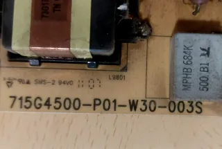 TV Haier Led 32 placa potencia alimentacion