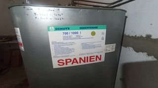 Tanque Gasoil Acero galvanizado 1000L