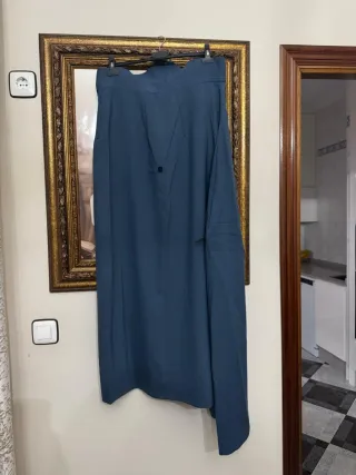 Traje de amazona azul