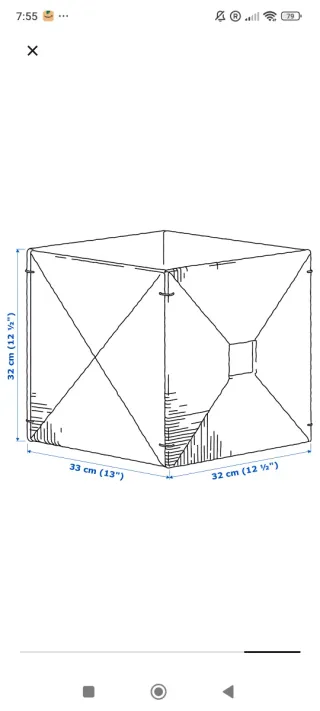 Son 3 Cajas de Ikea  junco Marrón 3