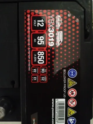 Batería Camión Yuasa YBX3019 95Ah 850A