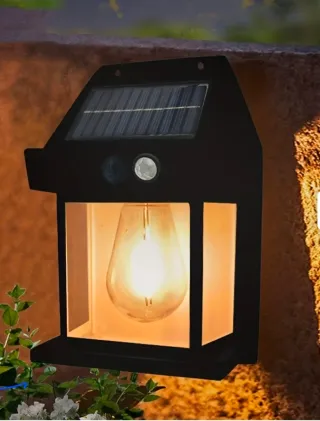 Lampada solare da esterno 2 pezzi