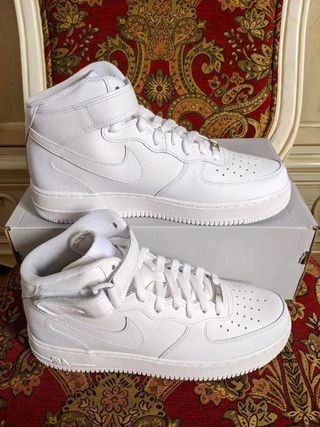 Nike Air Force 1 Mid Talla 42 Blancas