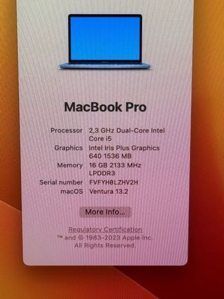 MacBook Pro 13 2017 Gris Espacial