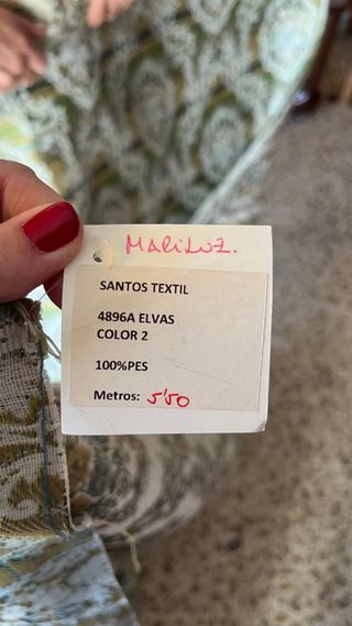 Tessuto per abito di fallera beige e multicolore