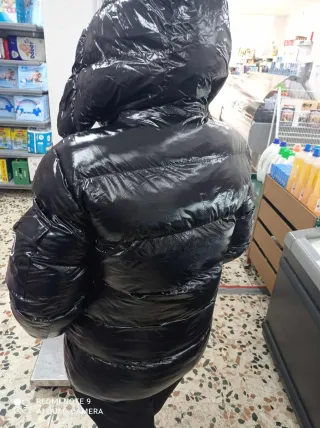 Chaqueta DSQUARED2 Negra con Logo Rojo