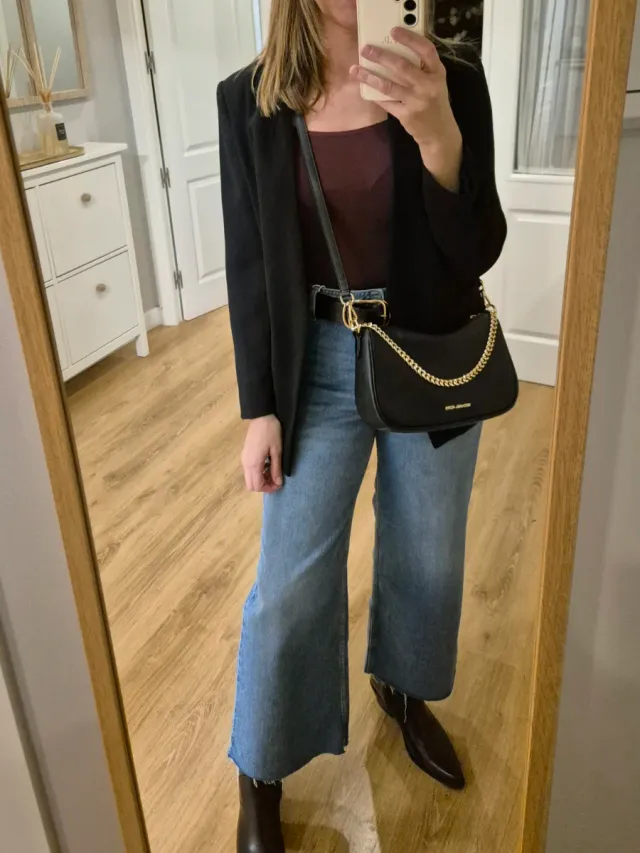 Americana Negra Mango Talla M